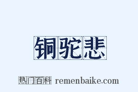 铜驼悲是什么意思的图片